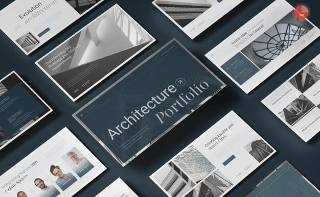 架构组合PPT模板 (PPTX)