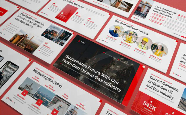 石油和天然气 PPT模板 (PPT,PPTX)