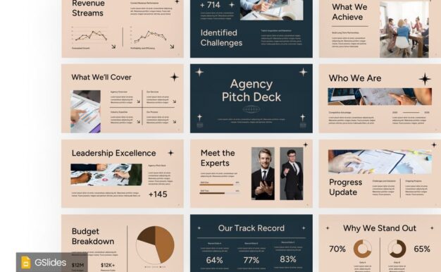 代理路演PPT模板 (PPTX)