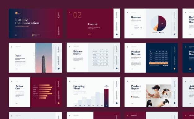 业务报告PPT模板 (PPTX)