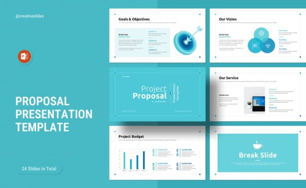项目提案PPT模板 (PPTX)