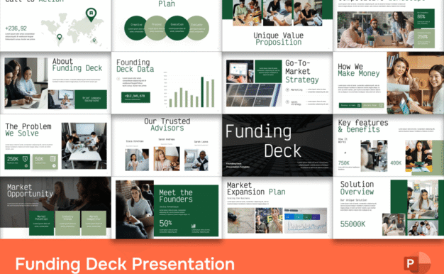 资金规划PPT模板 (PPTX)