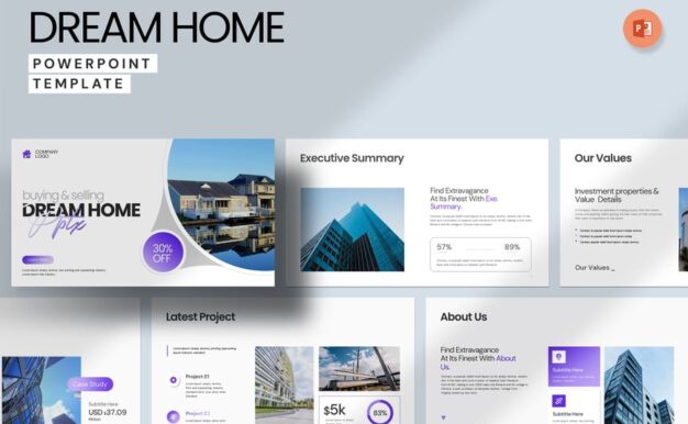 梦想之家（房地产）PPT模板