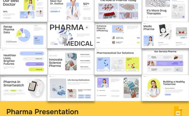 医药公司模板 (PPTX)