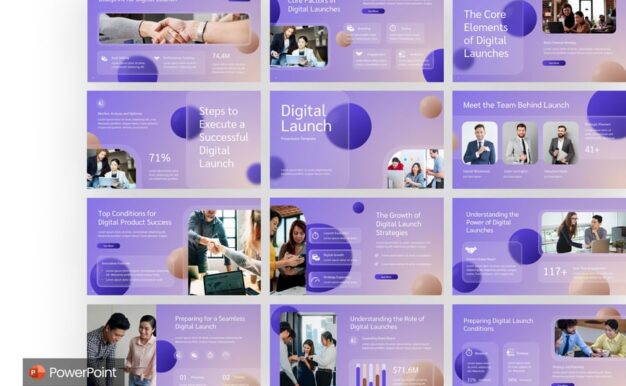 企业产品发布PPT模板 (PPTX)