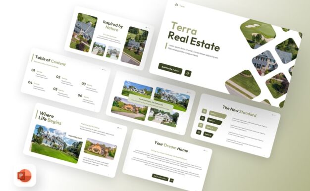 房地产PPT模板 (PPTX)