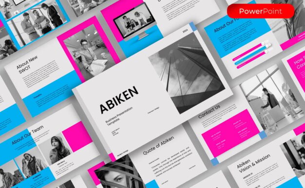 业务介绍PPT模板 (PPTX)