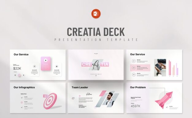 极简主义商业PPT模板 (PPTX)