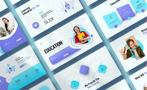 教育演示模板PPT模板 (PPTX)