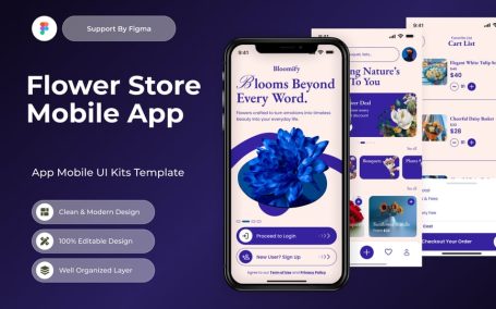 Bloomify – 花卉商店移动应用