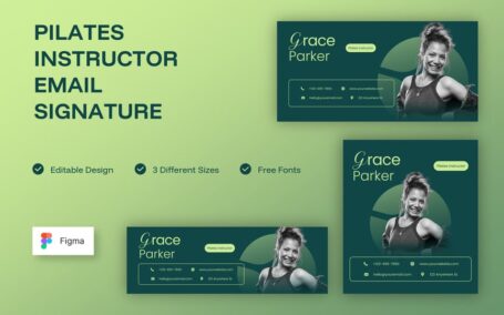 普拉提教练电子邮件签名