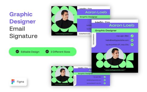平面设计师电子邮件签名