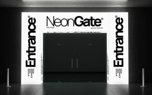 霓虹灯入口大门模型