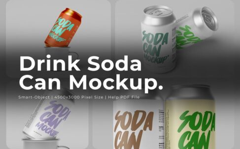 饮料汽水罐模型