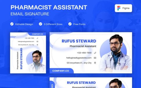 药剂师助理电子邮件签名