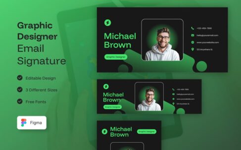平面设计师电子邮件签名