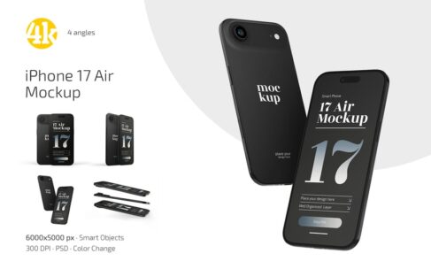 iPhone 17 Air 模型套装