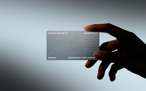 手持名片模型