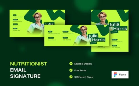 营养师电子邮件签名