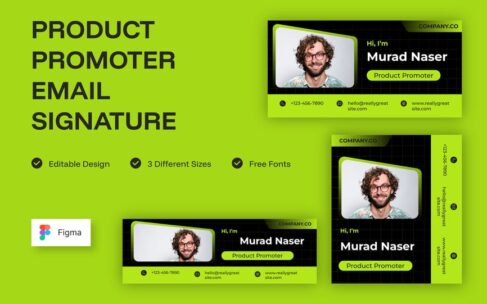 产品推广员电子邮件签名