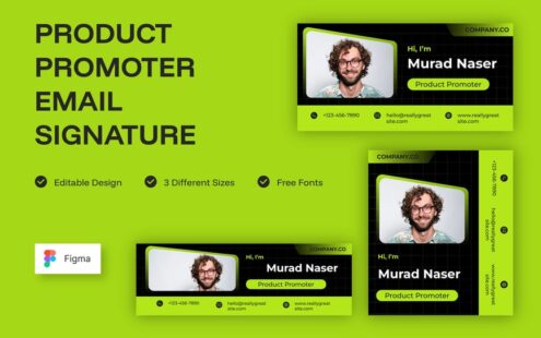 产品推广员电子邮件签名