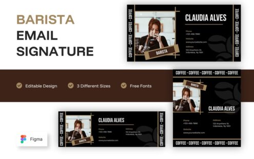 咖啡师电子邮件签名