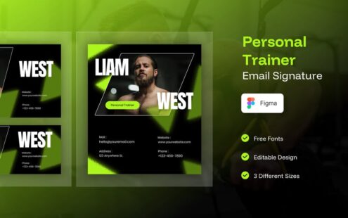 私人教练电子邮件签名