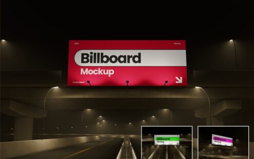 高速公路广告牌模型