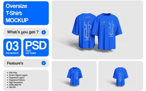 超大号T恤样机