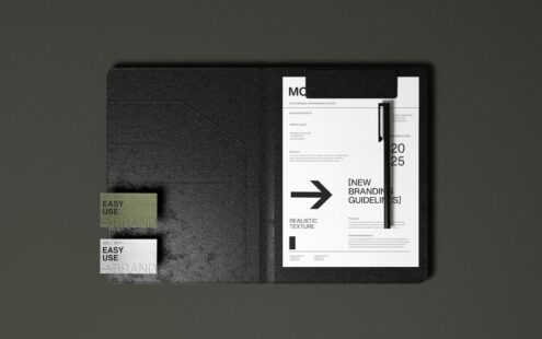 文具文件夹和文件模型模板