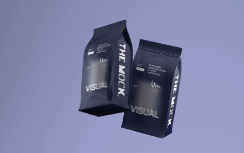 咖啡袋包装样机套装