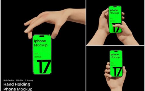 手持手机模型
