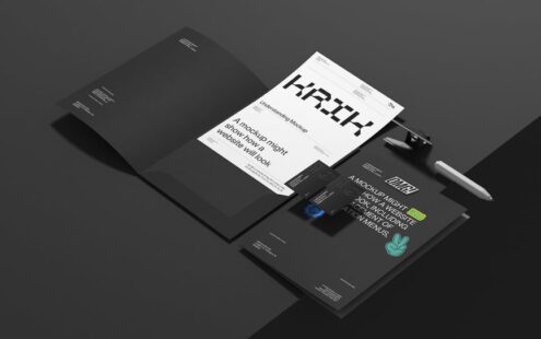 专业文具标识模型布局