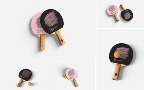 乒乓球拍模型