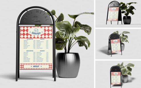 椭圆形标志模型