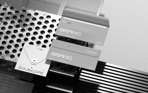 信封品牌设计样机套装