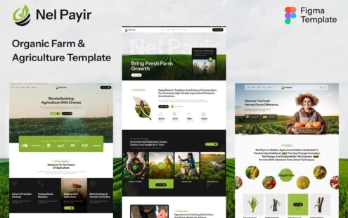 Nepayir – 农场与农业 Figma 模板