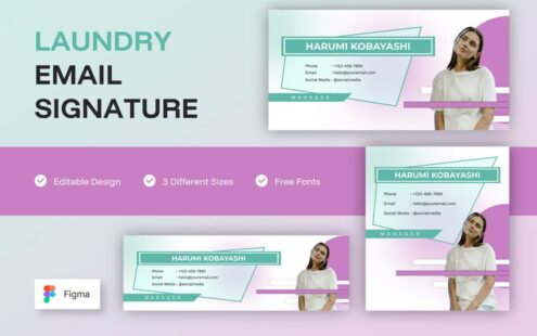 洗衣店电子邮件签名
