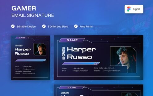 游戏玩家电子邮件签名