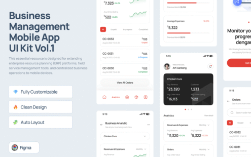 企业管理移动应用UI工具包 Vol.1