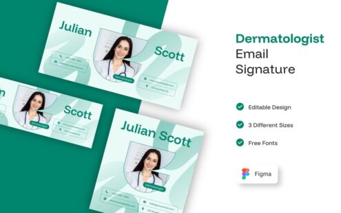 皮肤科医生电子邮件签名