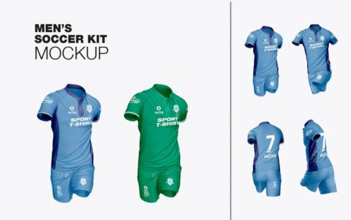 男子足球训练服样衣