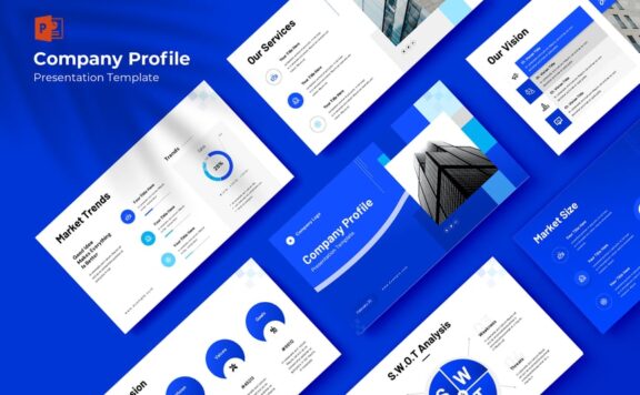 公司资料演示模板PPT模板 (PPTX)