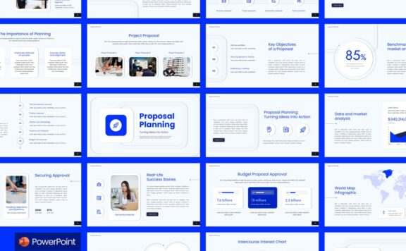 提案计划PPT模板 (PPTX)