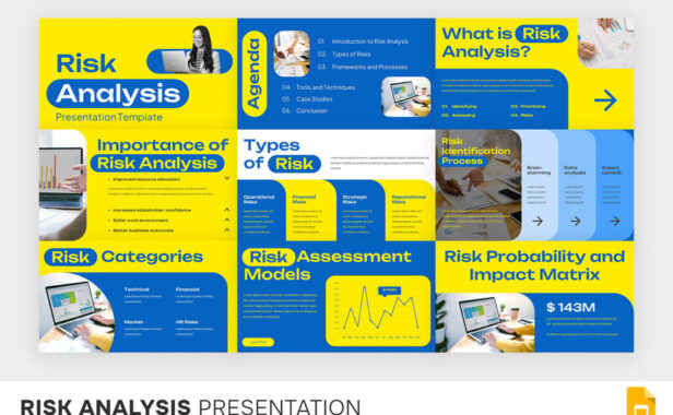 风险分析PPT模板 (PPTX)