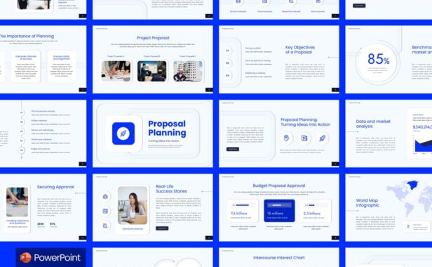 提案计划PPT模板 (PPTX)