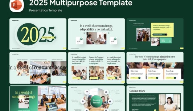 2025多功能模板PPT模板 (PPTX)