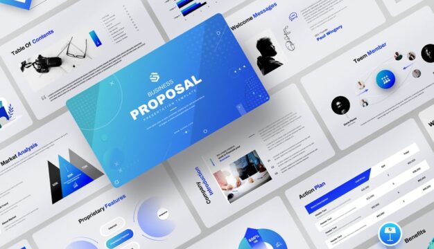 散打商业计划书主题模板