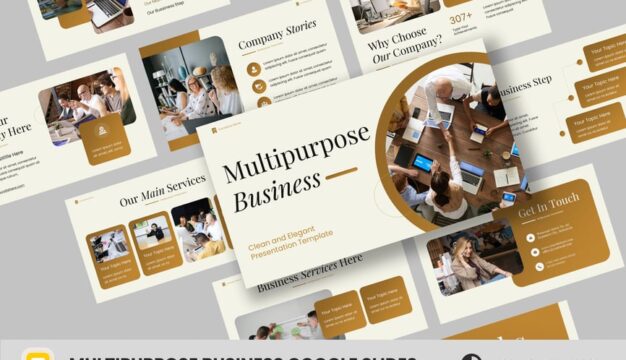 多用途商务谷歌幻灯片演示文稿