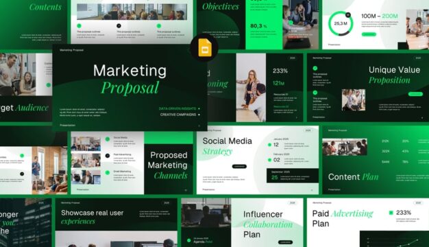 市场营销提案（谷歌幻灯片）